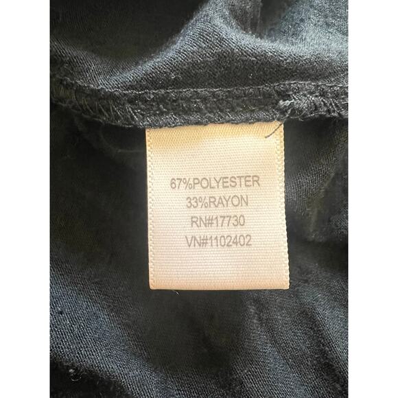 Xhilaration Black Bohemian Racerback Tanktop With Beaded Neckline Size S - Picture 7 of 8